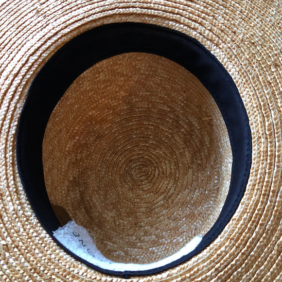 EUC Janessa Leone Klint Natural Straw Fedora Hat